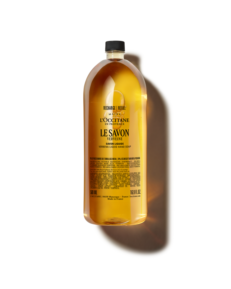 Le Savon Verbena Liquid Hand Soap REFILL - 16.9 oz