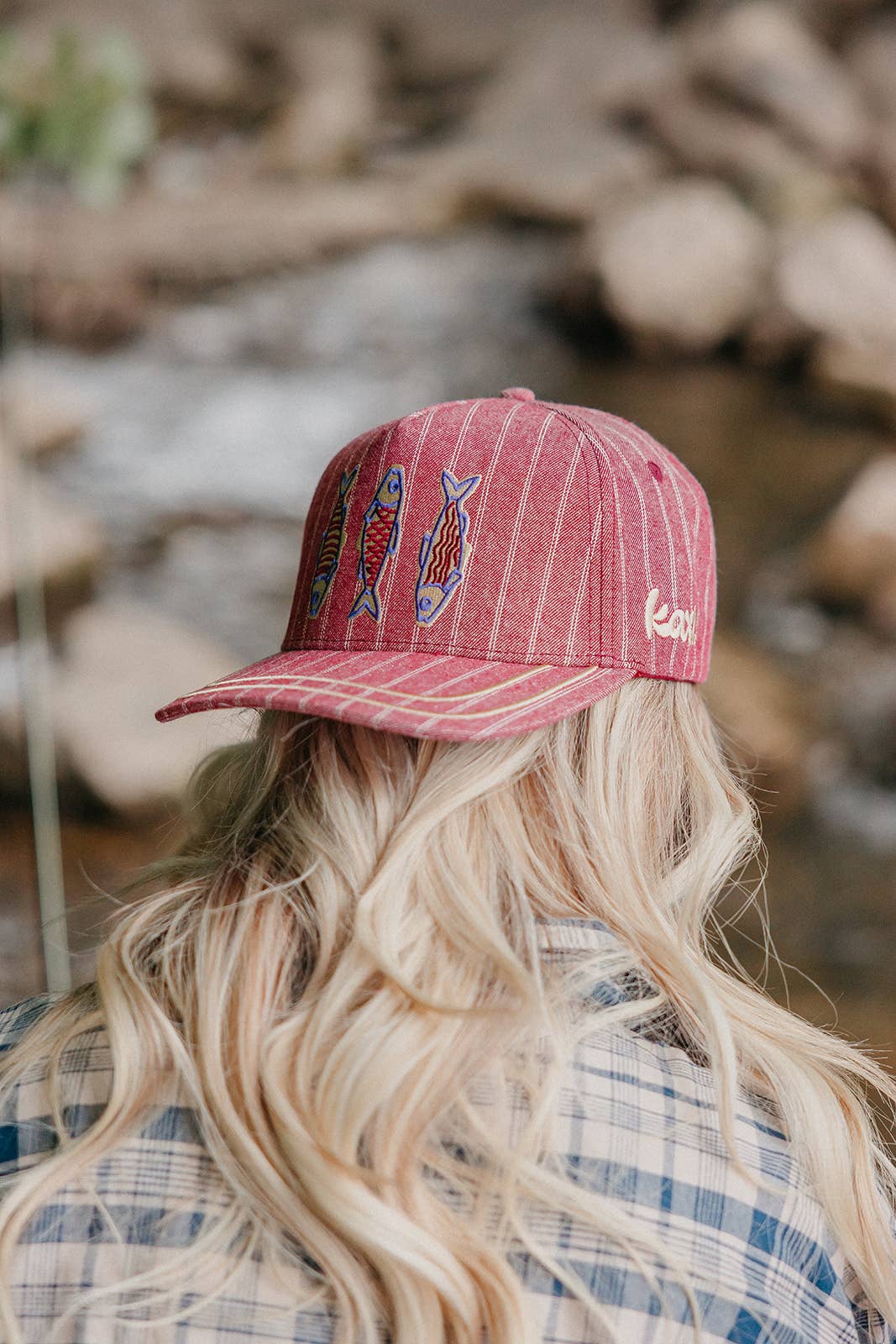 GONE FISHING TRUCKER HAT