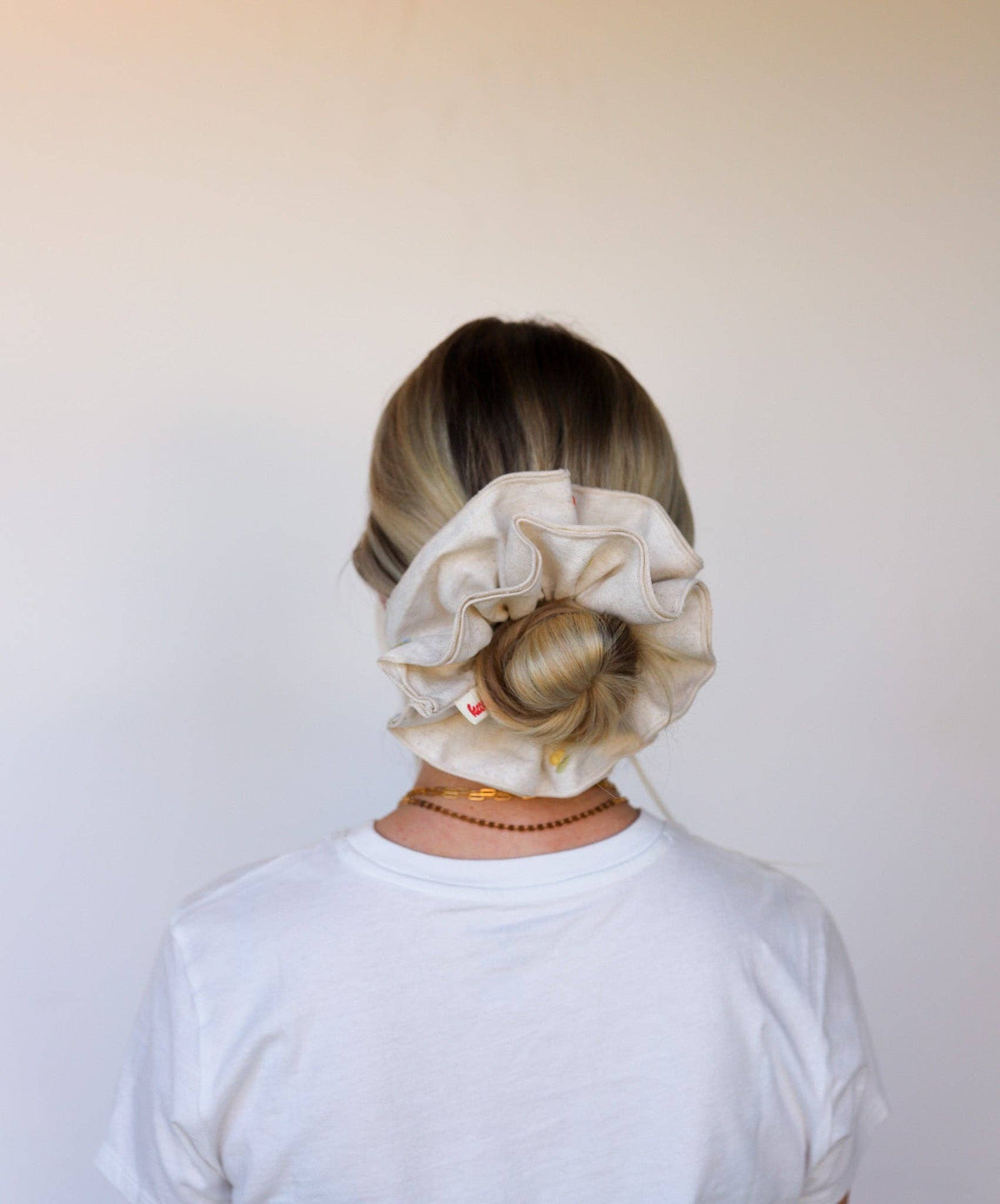Cream Farmers Market Corset Scrunchie