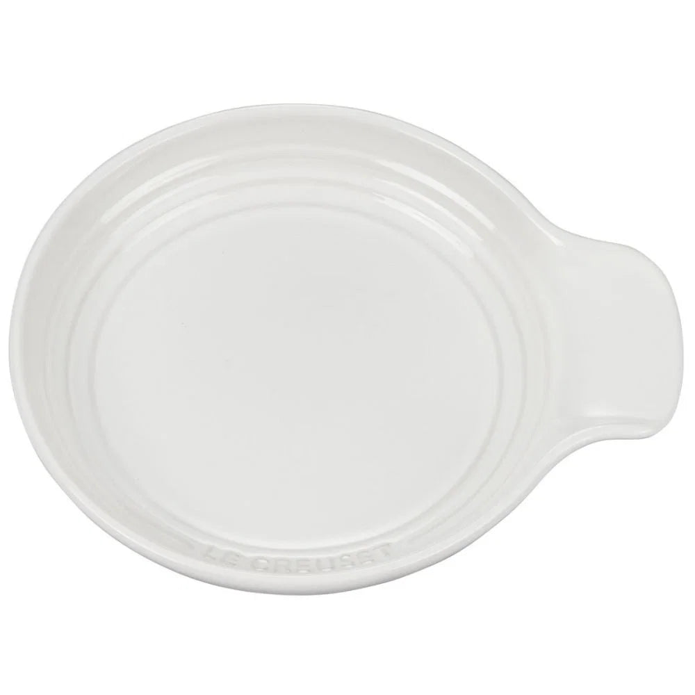 Signature Round Spoon Rest 6in - White
