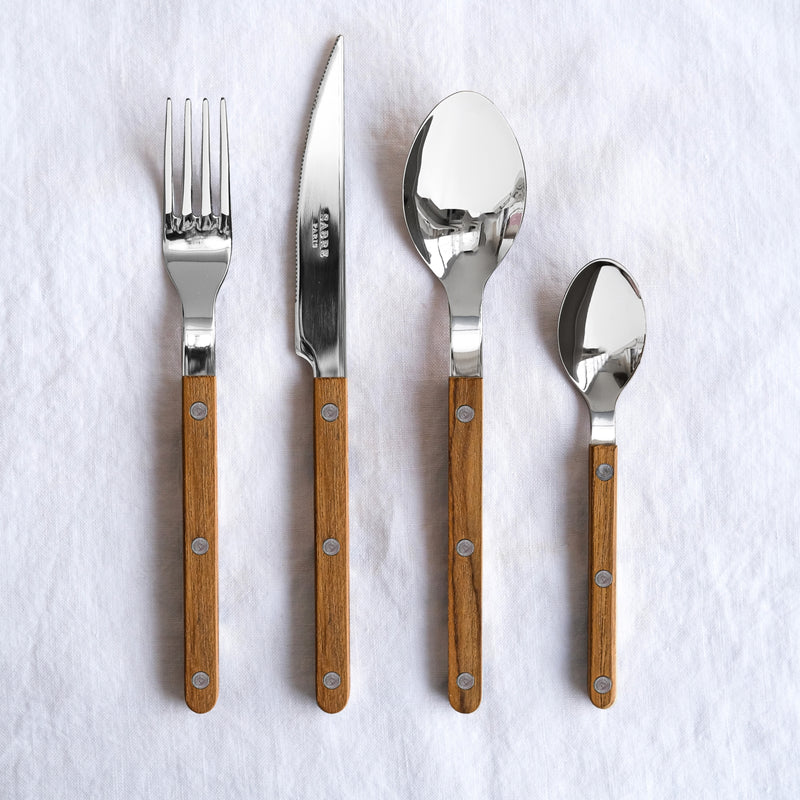 Bistrot Teak 4 Pieces Cutlery Set