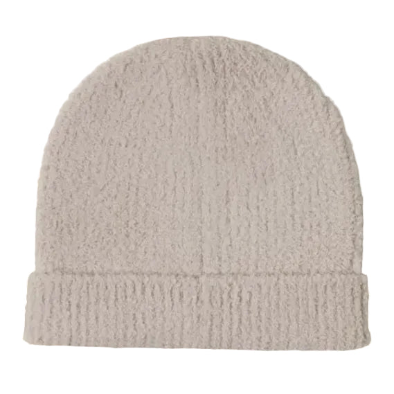 CC Ribbed Beanie- Stone