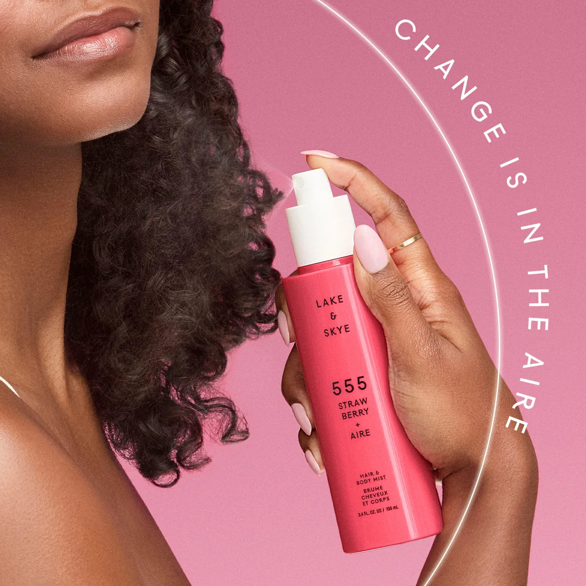 555: Strawberry Aire Hair + Body Mist