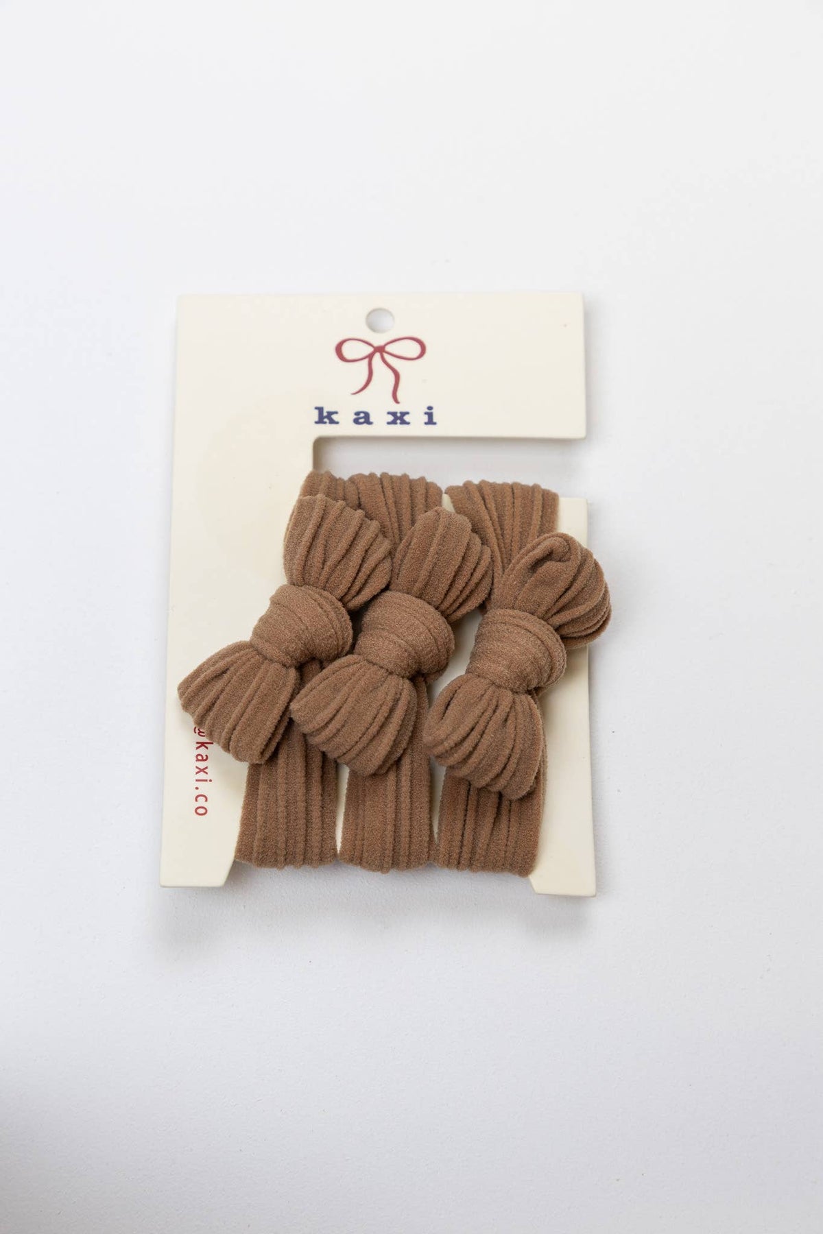 BOW SLICK BACK HAIR TIES