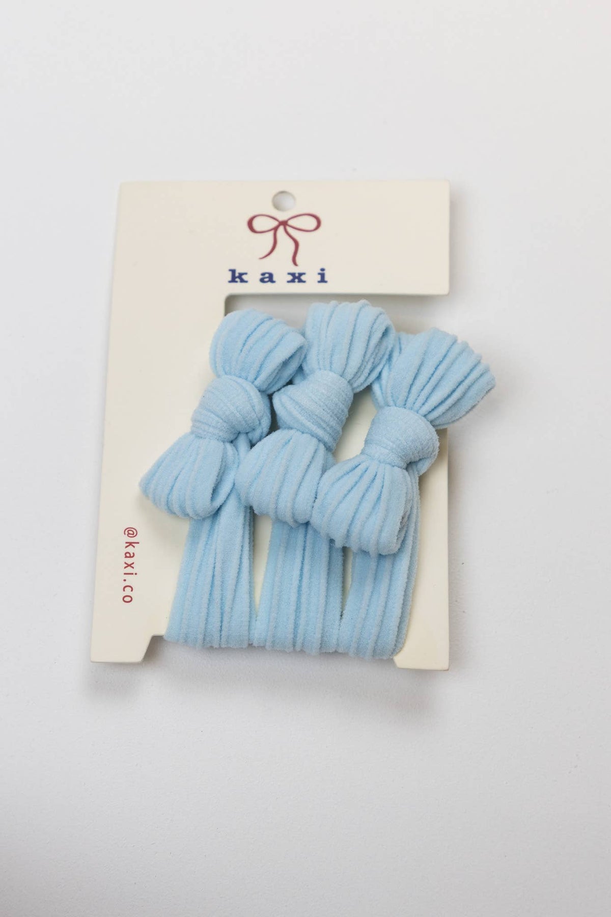 BOW SLICK BACK HAIR TIES