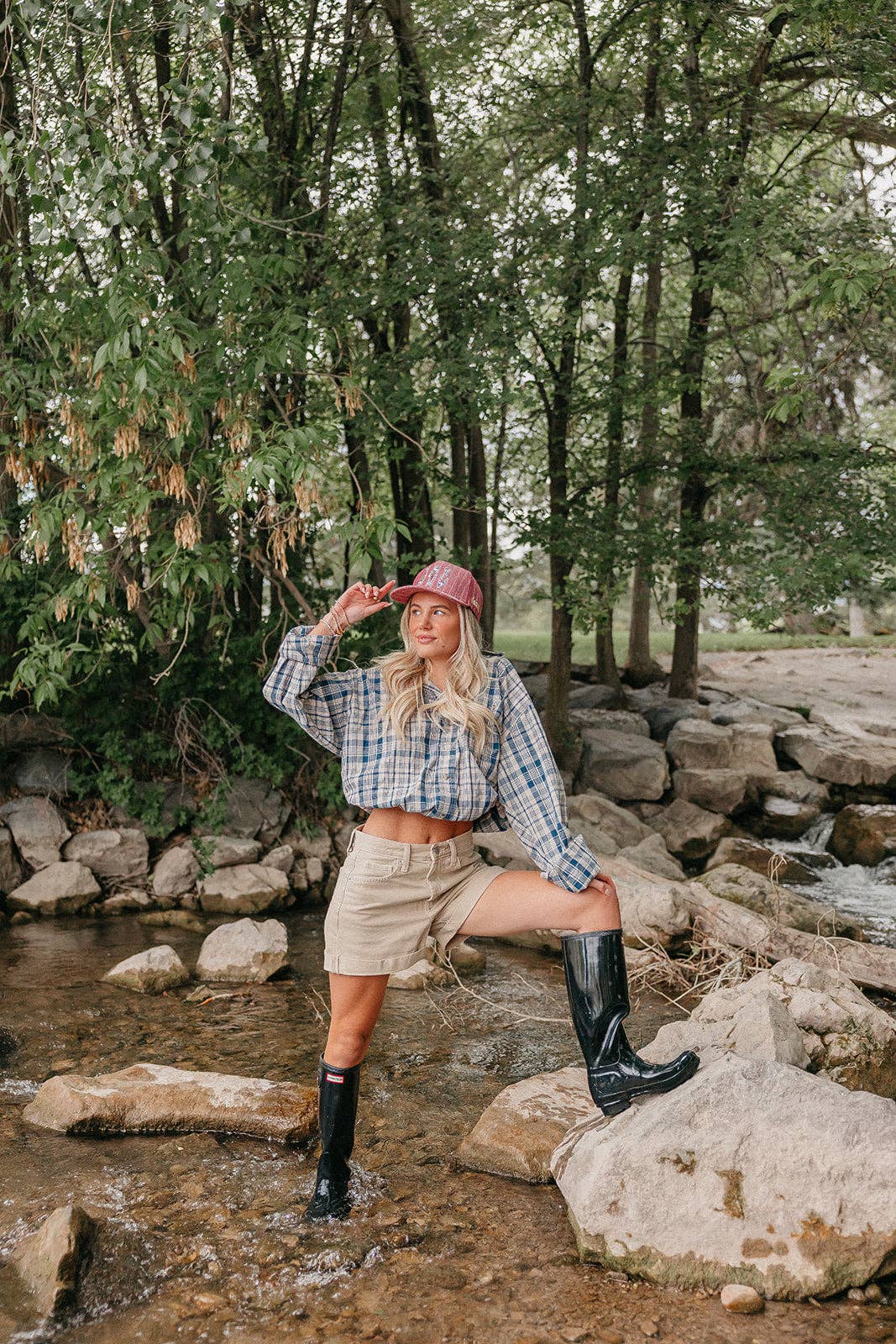 GONE FISHING TRUCKER HAT