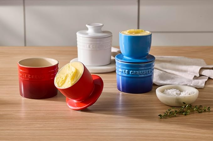Butter Crock 6oz - Cerise