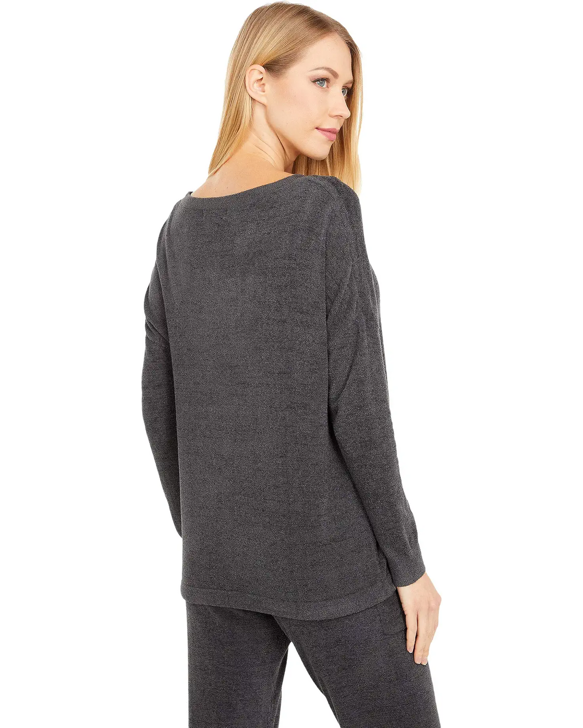 Cozychic Ultra Lite Slouchy Pullover - Carbon