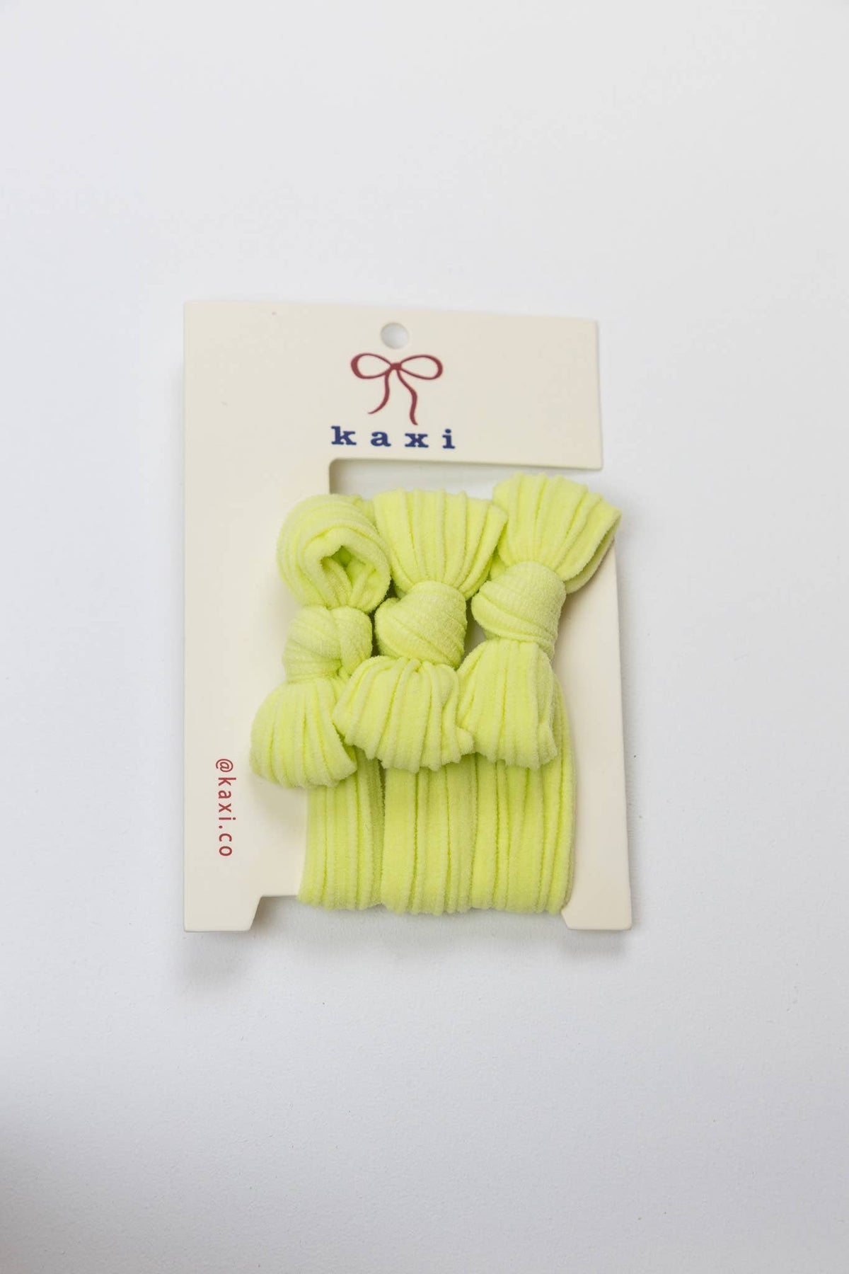 BOW SLICK BACK HAIR TIES