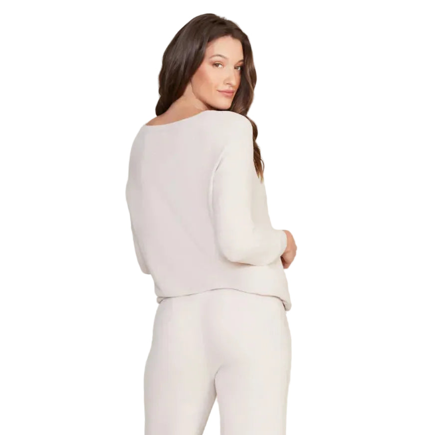 Cozychic Ultra Lite Slouchy Pullover - Stone