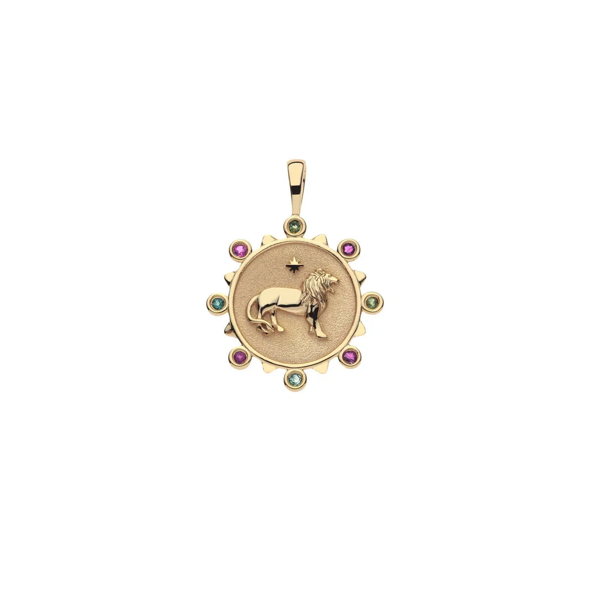 COURAGE Petite Embellished Coin (16"-18") - Classic Rolo Chain
