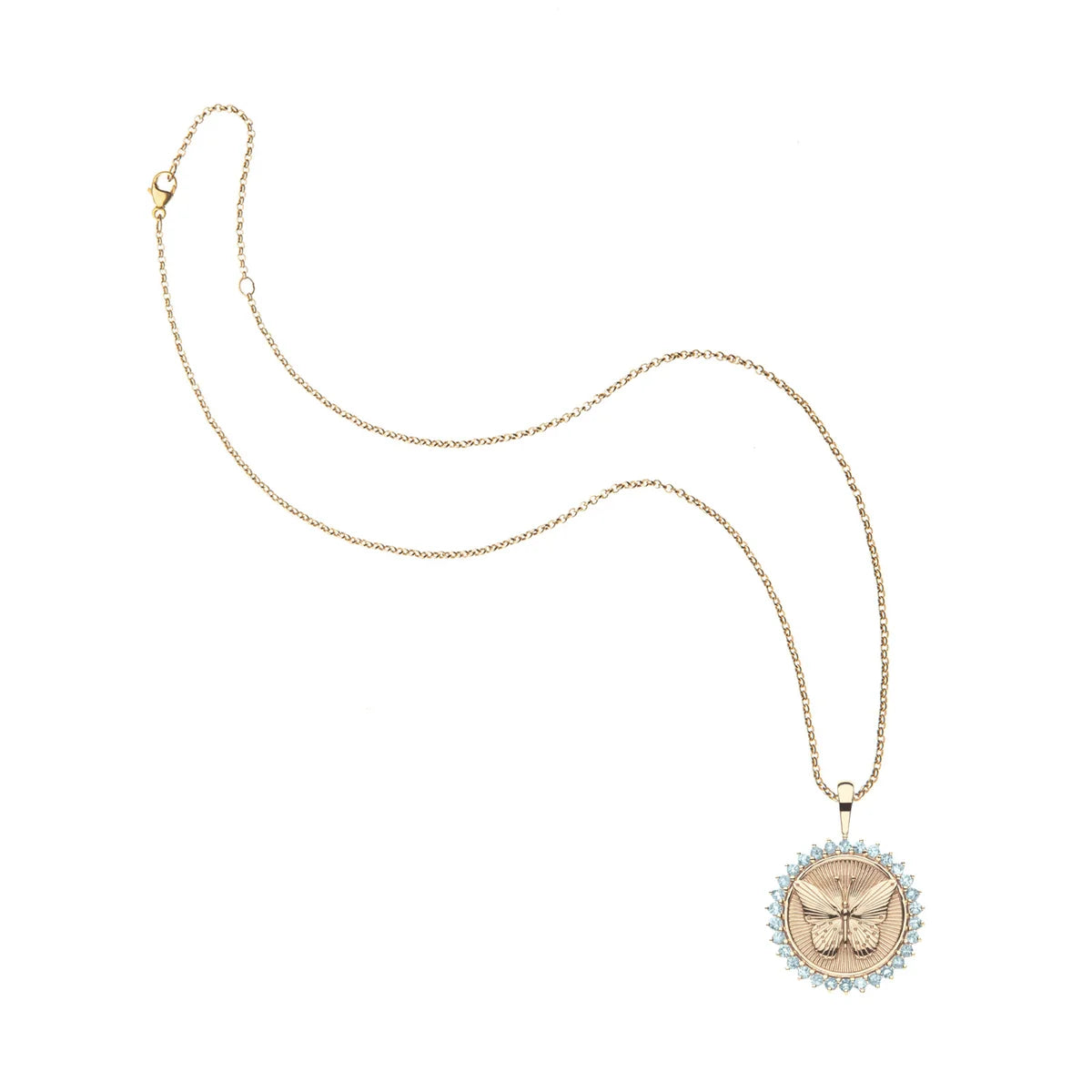 FREE Petite Embellished Coin (16"-18") - Classic Rolo Chain