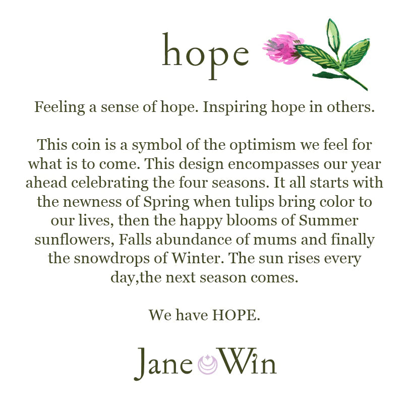 HOPE JW Original Pendant Coin