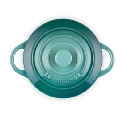 Classic Mini Round Cocotte 8oz - Bleu Riviera