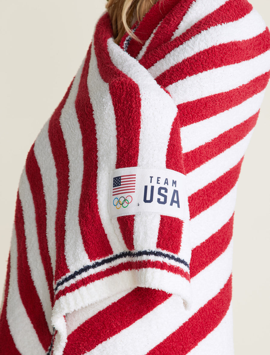 Team USA Stars and Stripes Throw 54x72 Indigo