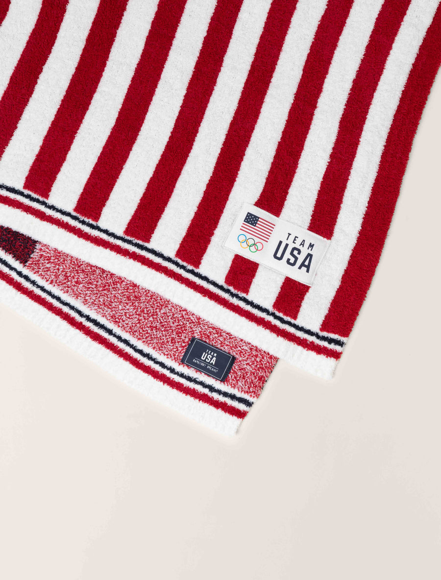Team USA Stars and Stripes Throw 54x72 Indigo