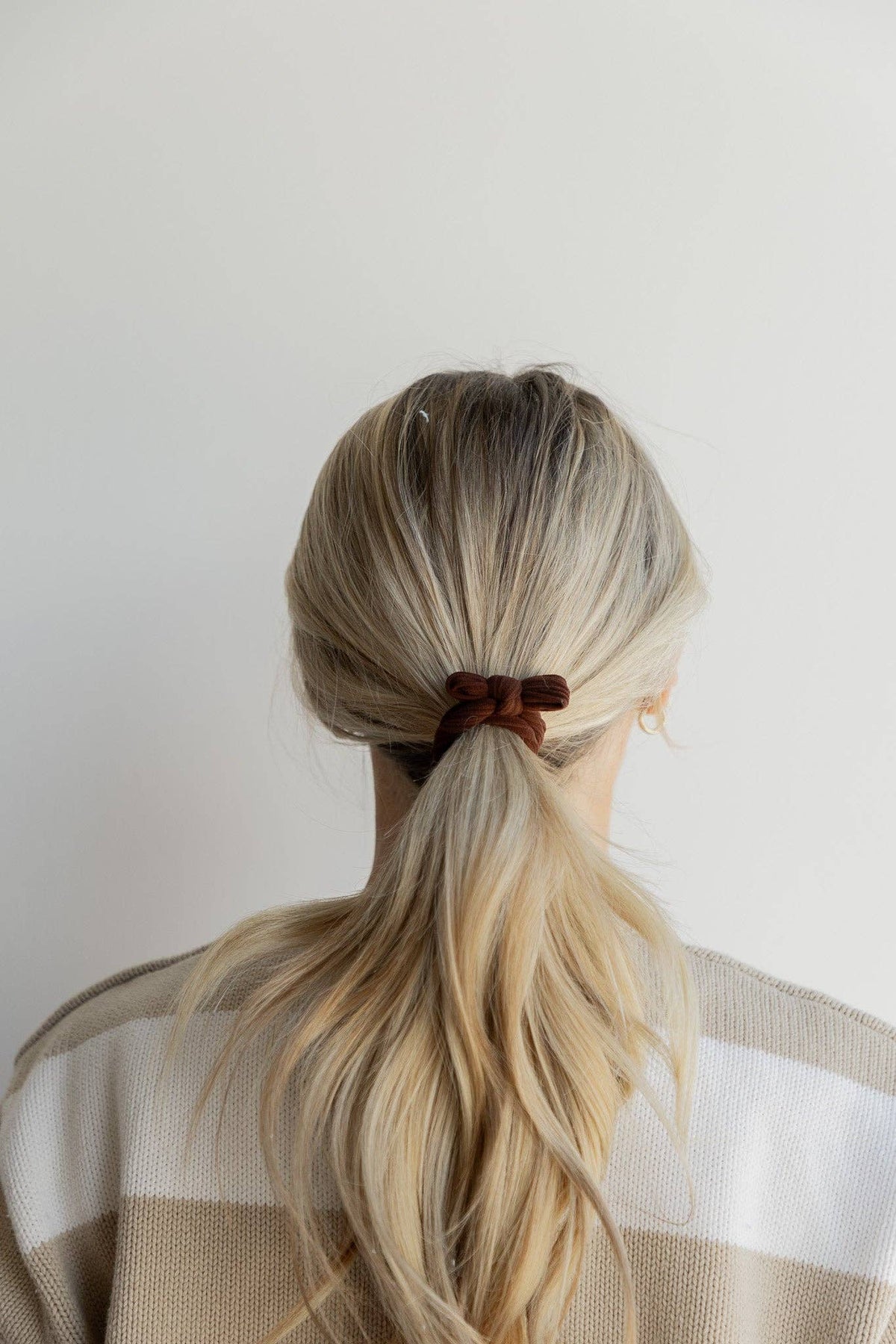 BOW SLICK BACK HAIR TIES