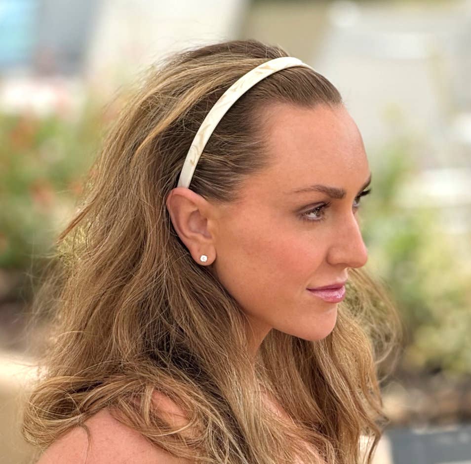 Eve Headband Italian Acetate - 1/2" Wide