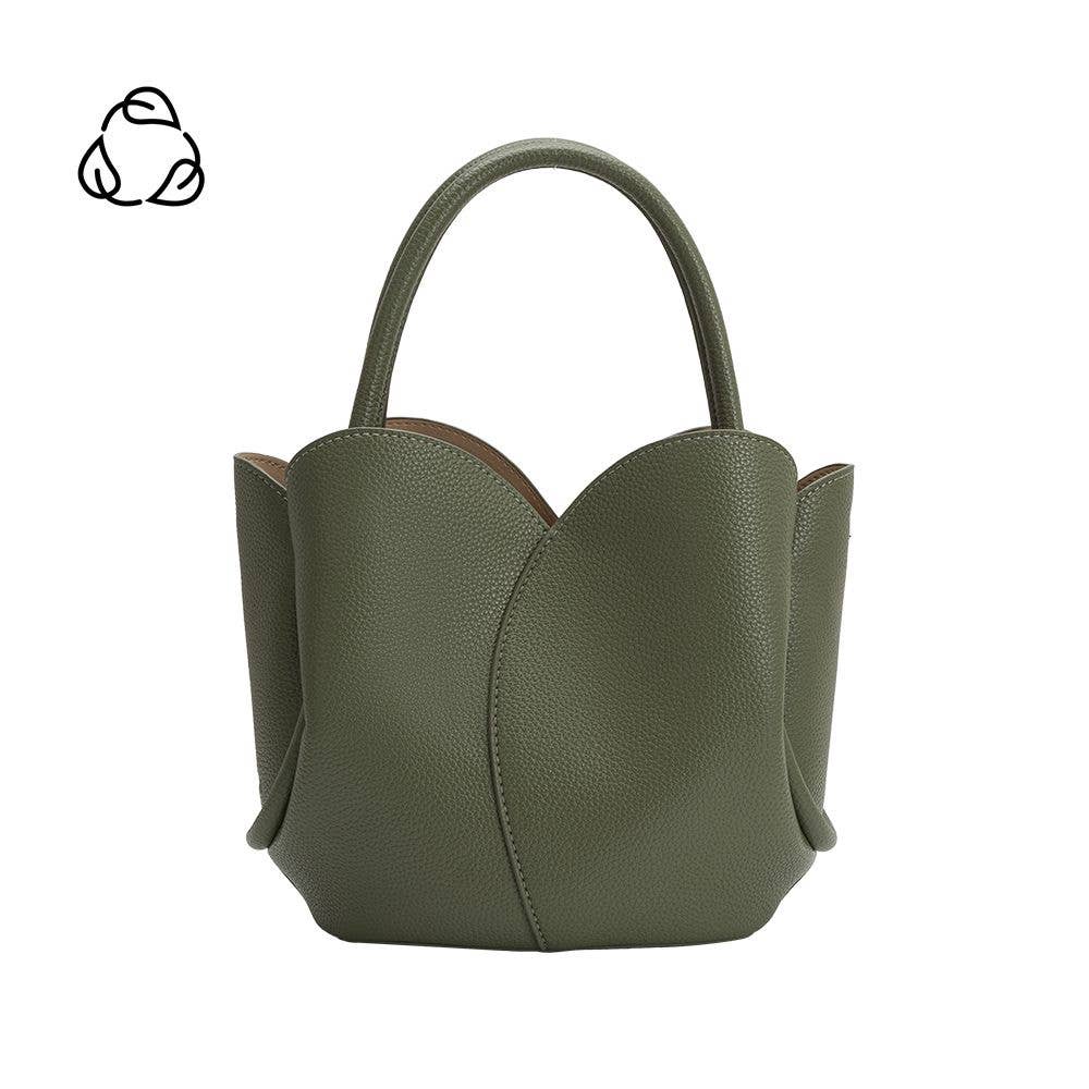 Tulip Moss Recycled Vegan Leather Top Handle