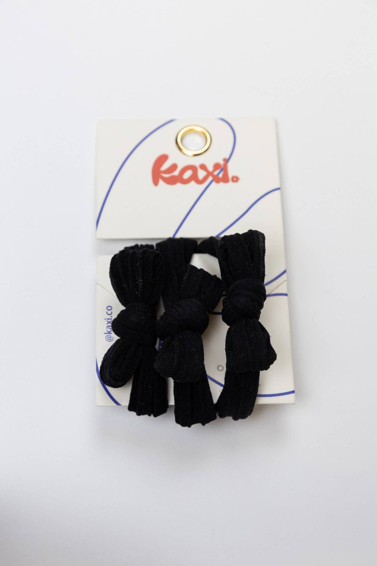 BOW SLICK BACK HAIR TIES