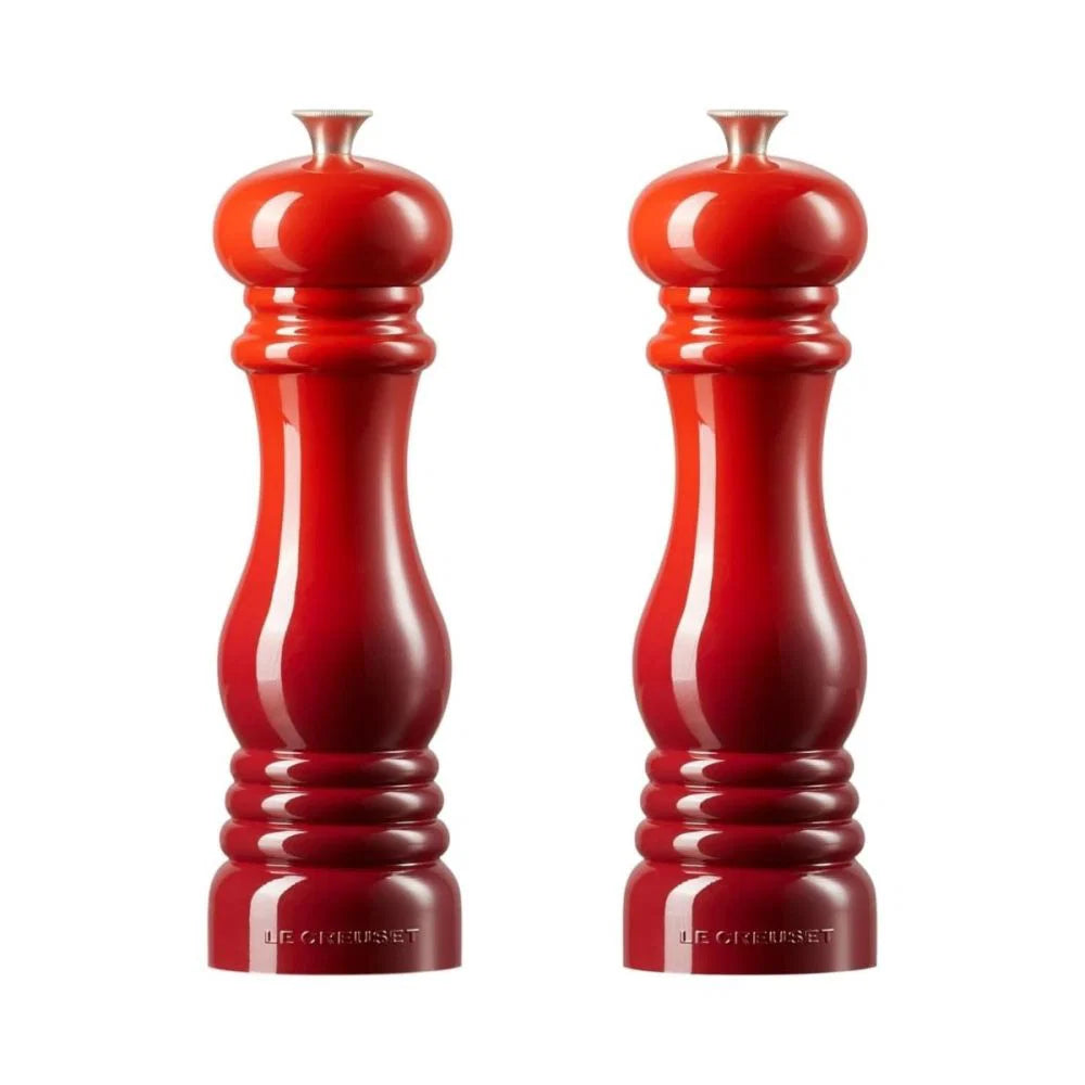 Set Of 2 Classic Salt And Pepper Mills 8in - Cerise