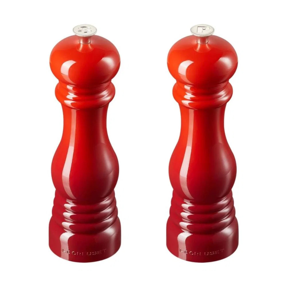 Set Of 2 Classic Salt And Pepper Mills 8in - Cerise