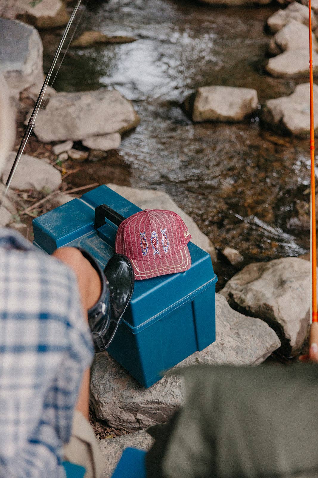 GONE FISHING TRUCKER HAT