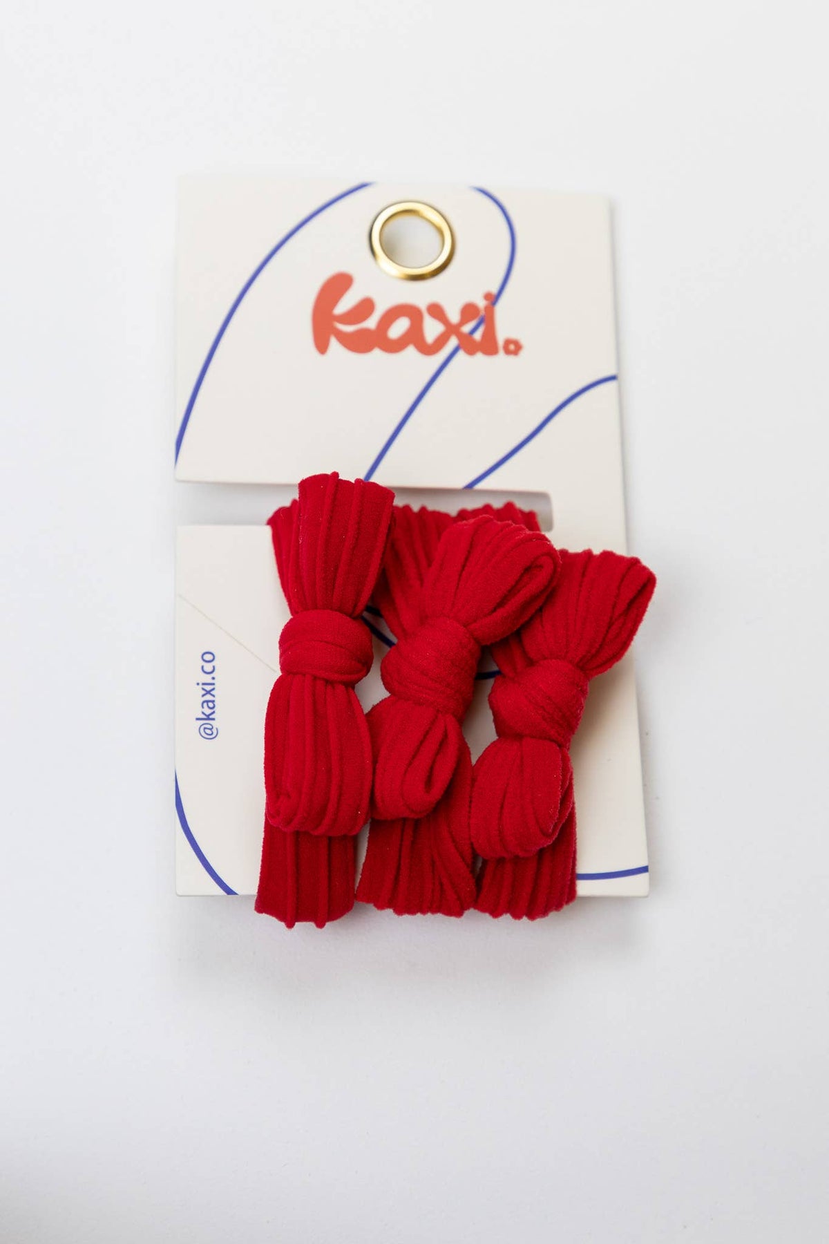 BOW SLICK BACK HAIR TIES