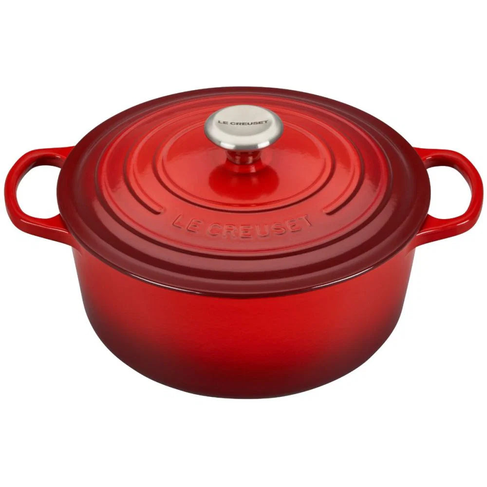 Signature Round Dutch Oven 5.5Qt - Cerise