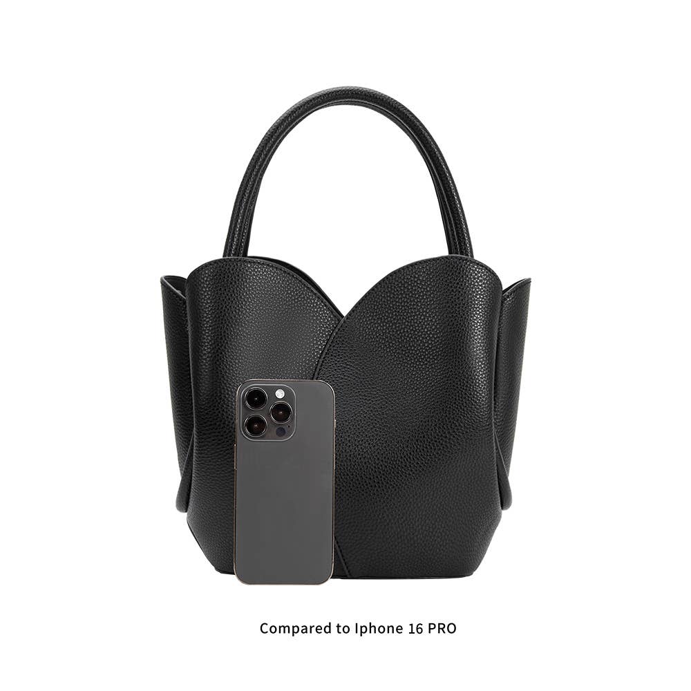 Tulip Moss Recycled Vegan Leather Top Handle
