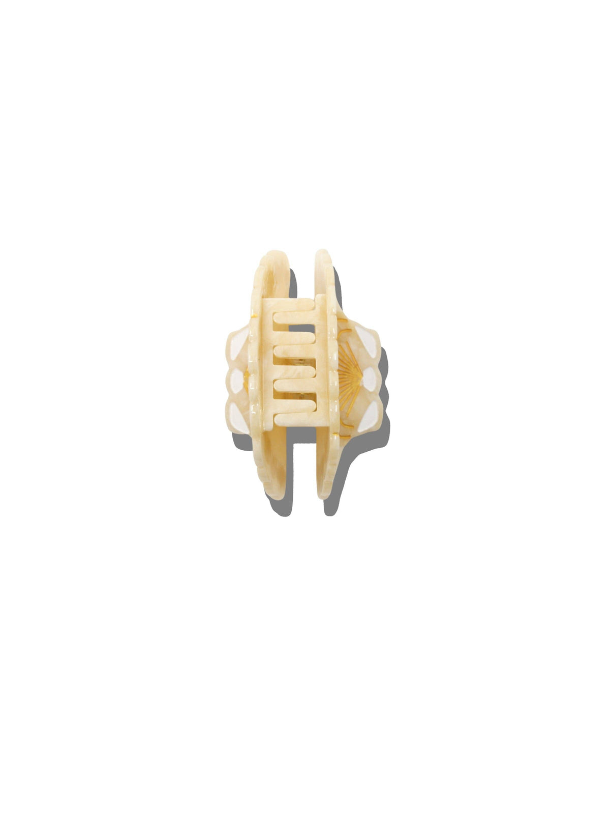 Hand-painted Scallop Seashell Claw Hair Clip | Eco-Friendly