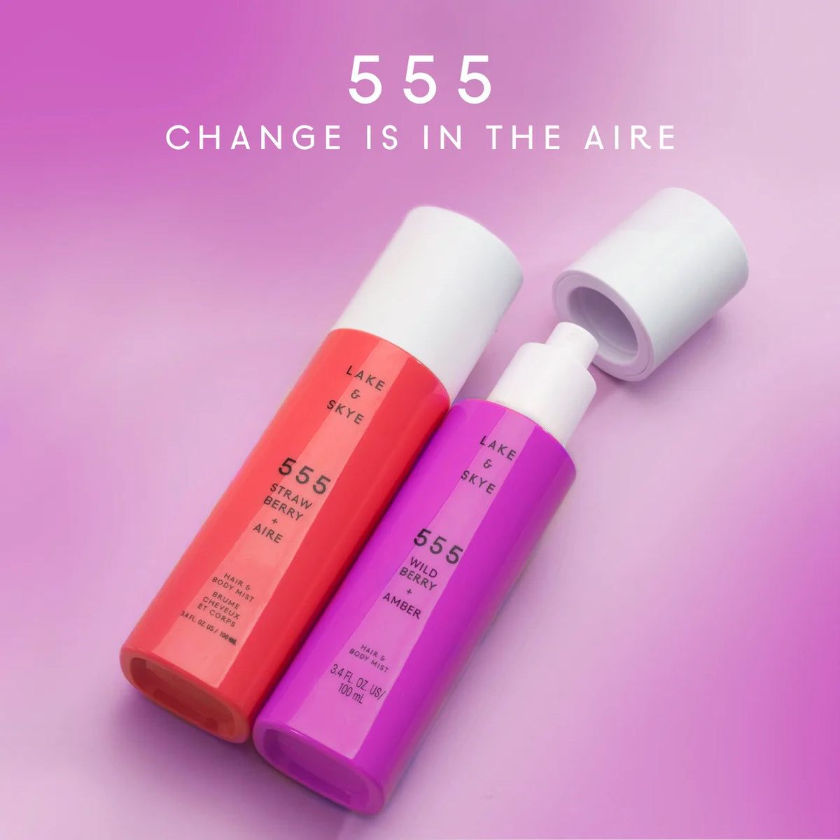 555: Strawberry Aire Hair + Body Mist