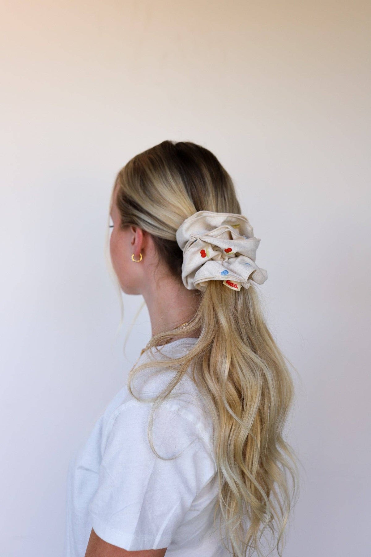 Cream Farmers Market Corset Scrunchie