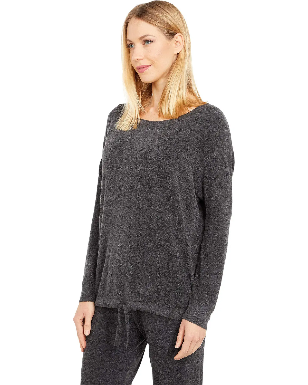 Cozychic Ultra Lite Slouchy Pullover - Carbon