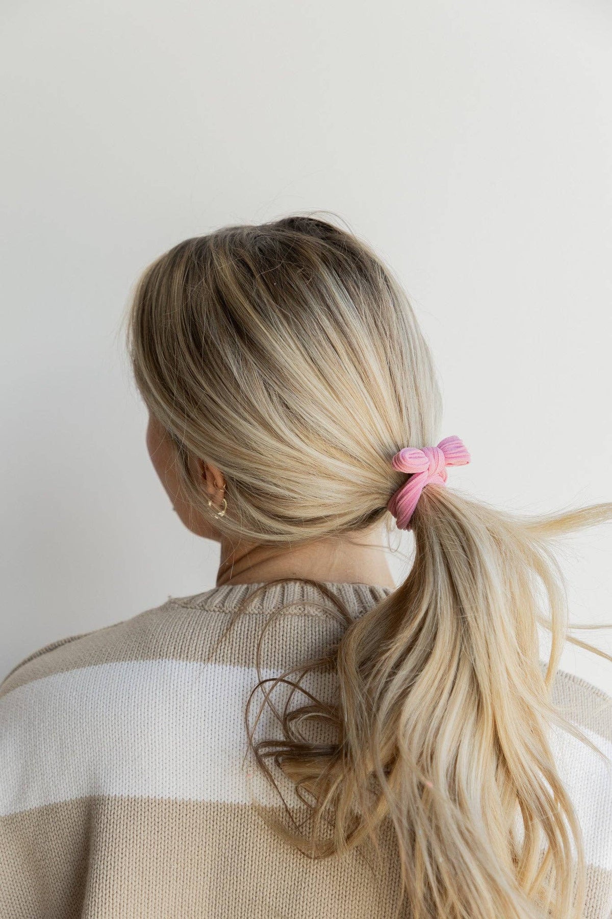 BOW SLICK BACK HAIR TIES