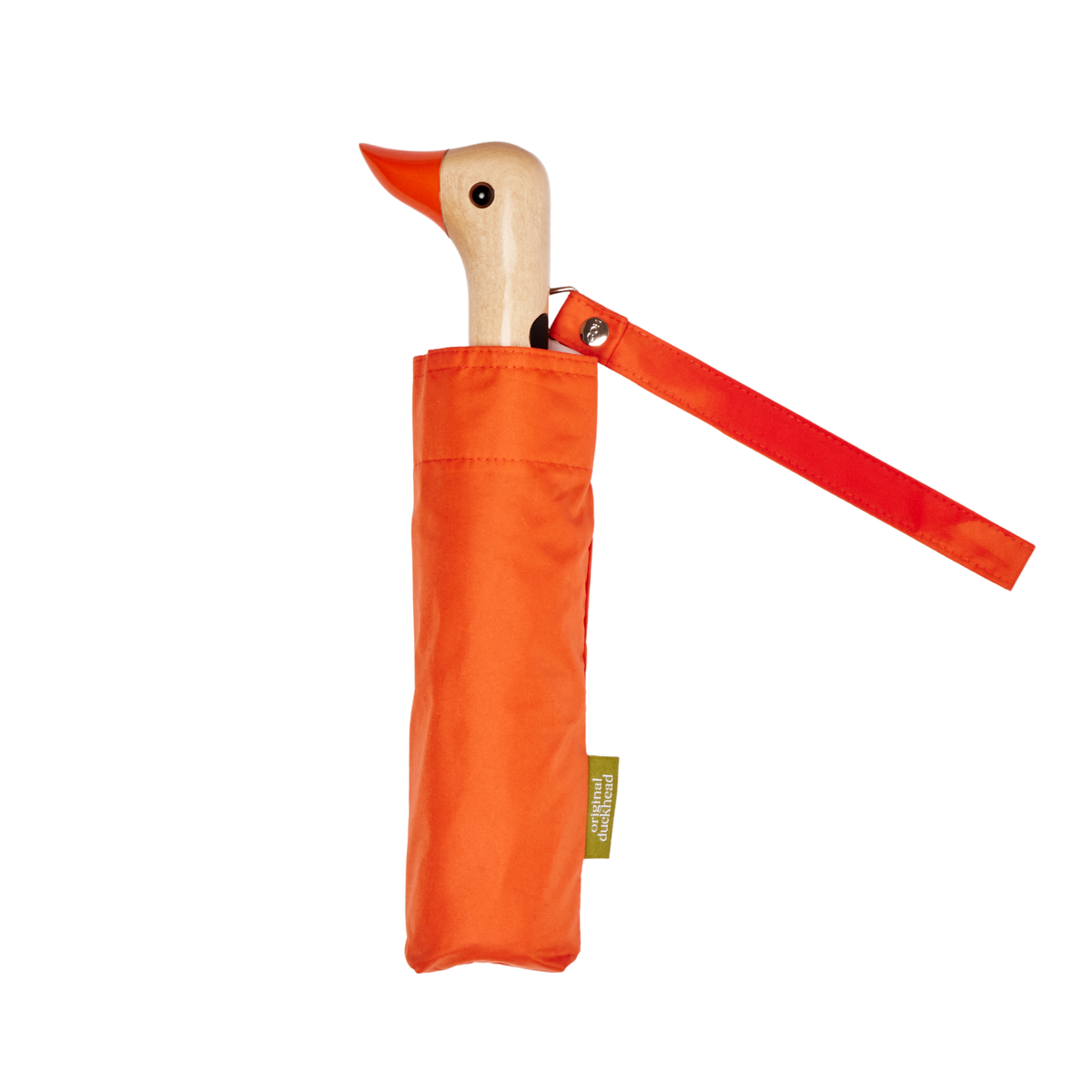 Pumpkin Orange Eco-Friendly Duckhead Umbrella