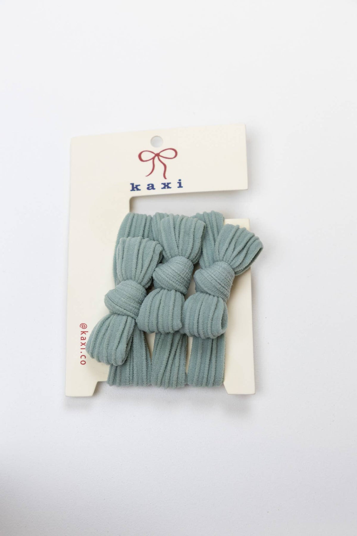 BOW SLICK BACK HAIR TIES