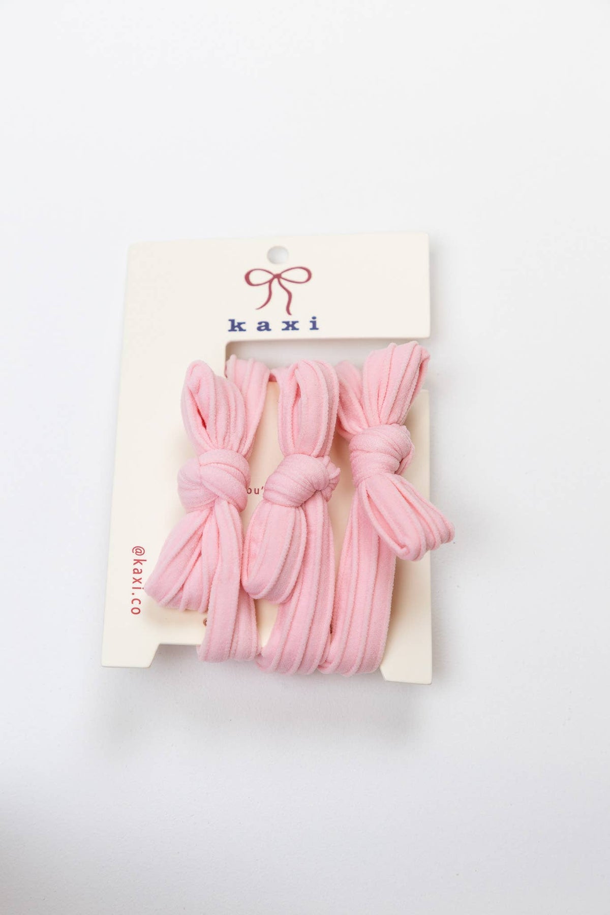 BOW SLICK BACK HAIR TIES