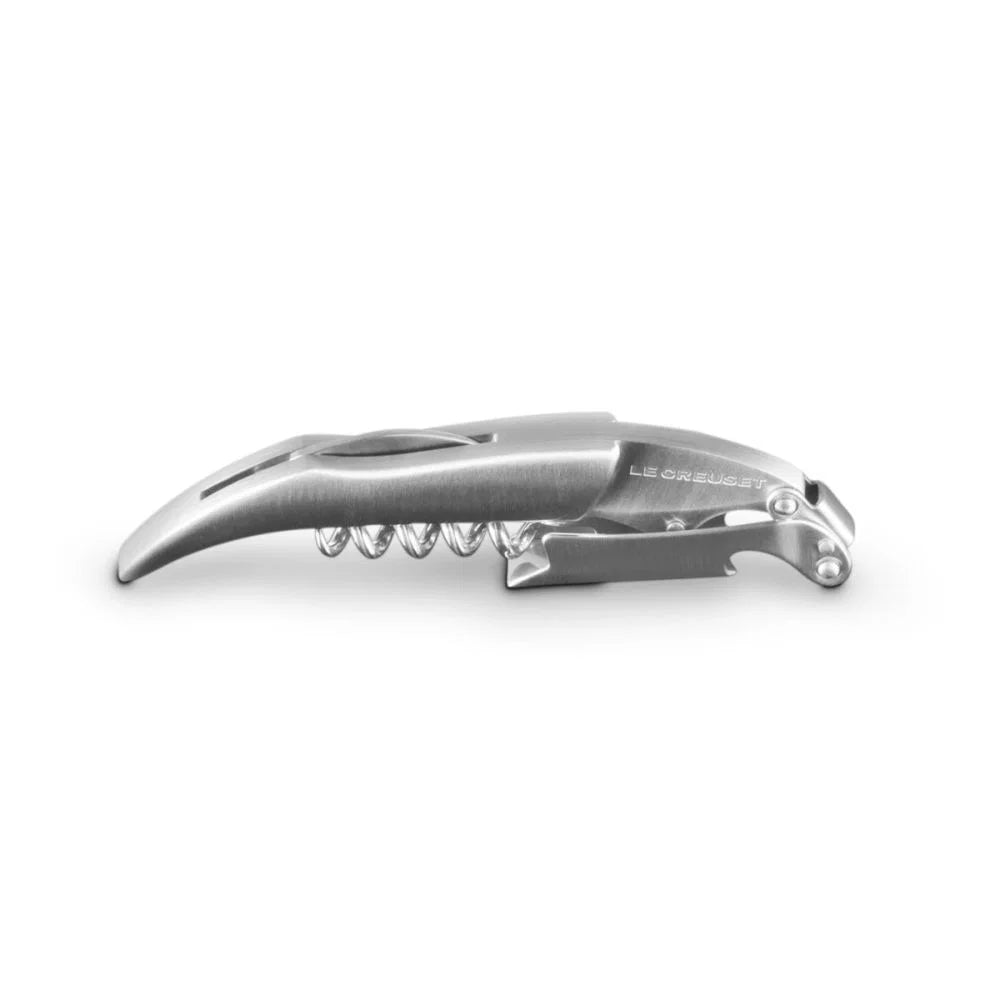 One-Step Waiter's Friend Corkscrew Wine Opener Stainless Steel