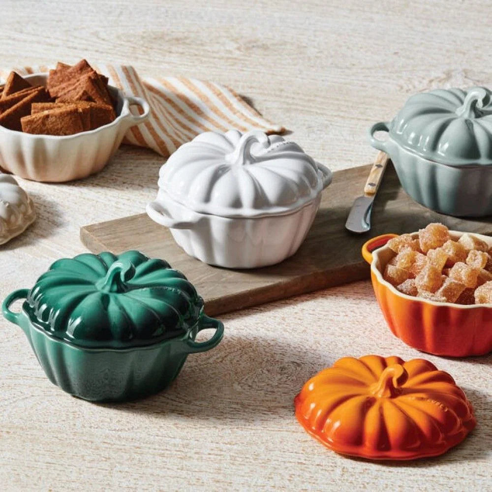Pumpkin Mini Cocotte 12oz - Persimmon